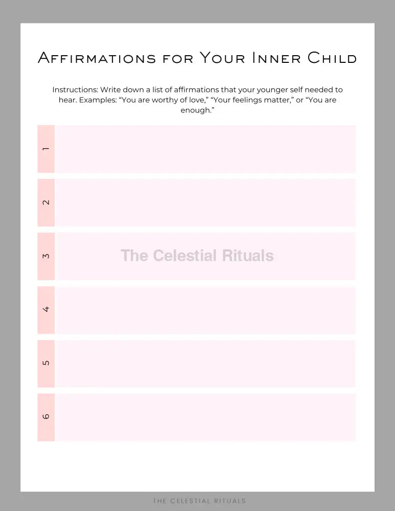 Inner Child Healing Journal – Guided Self-Discovery & Emotional Healing