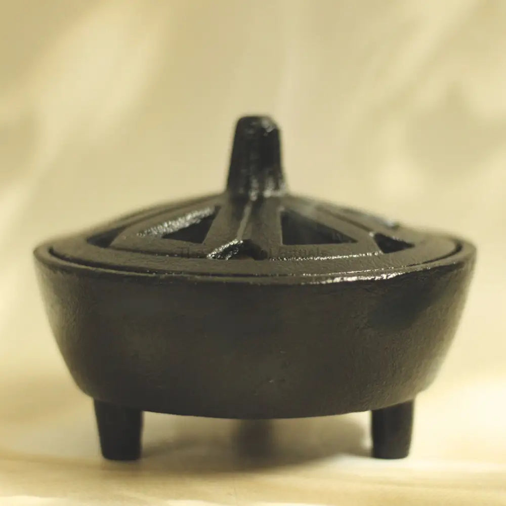 Large Cast Iron Fumer for Cleansing – Ideal for Smudging & Purification Rituals | Altarware Incense Holder
