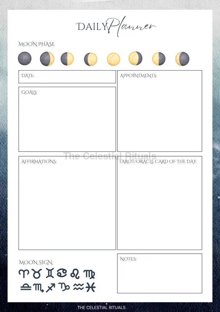 Moon Manifestation Journal – Lunar Planner for Intentions & Rituals Journals