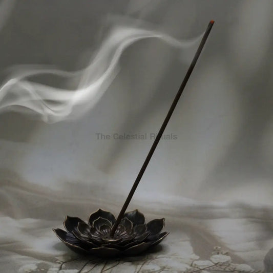 Magik Metal Incense Holder – Mystical Design with Removable Base Incense Holder