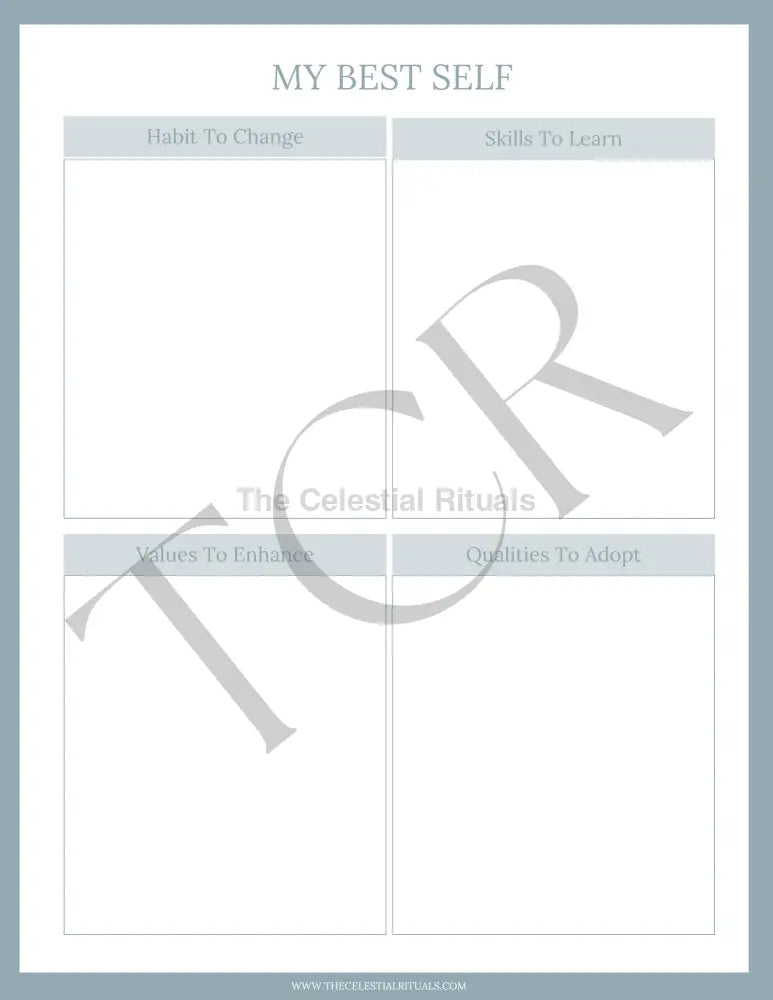 Vision Manifestation Journal | Goal-Setting & Planner Vision Board