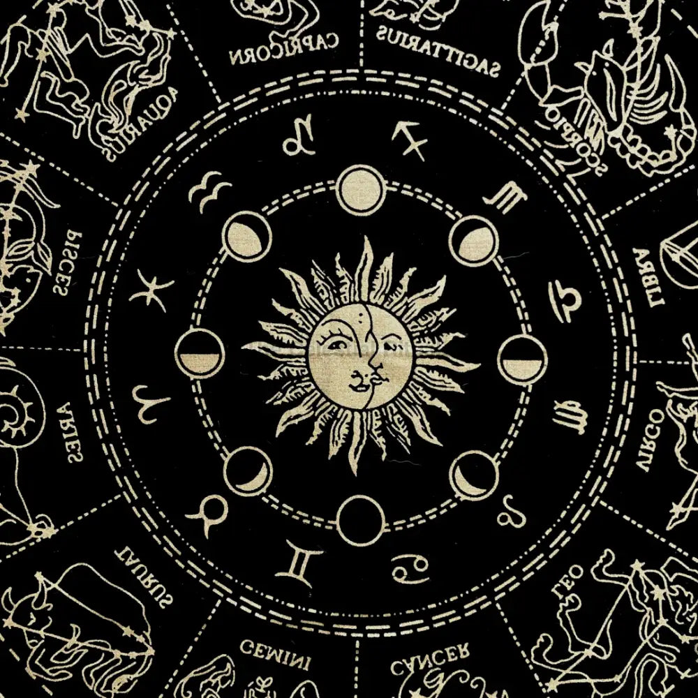 Astrology Tarot Altar Cloth Tapestry Tapestry