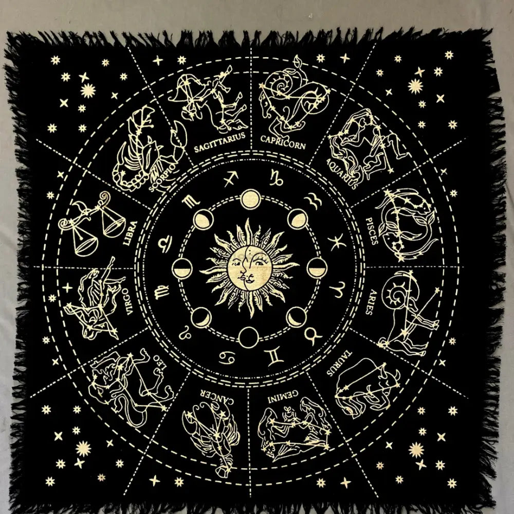 Astrology Tarot Altar Cloth Tapestry Tapestry