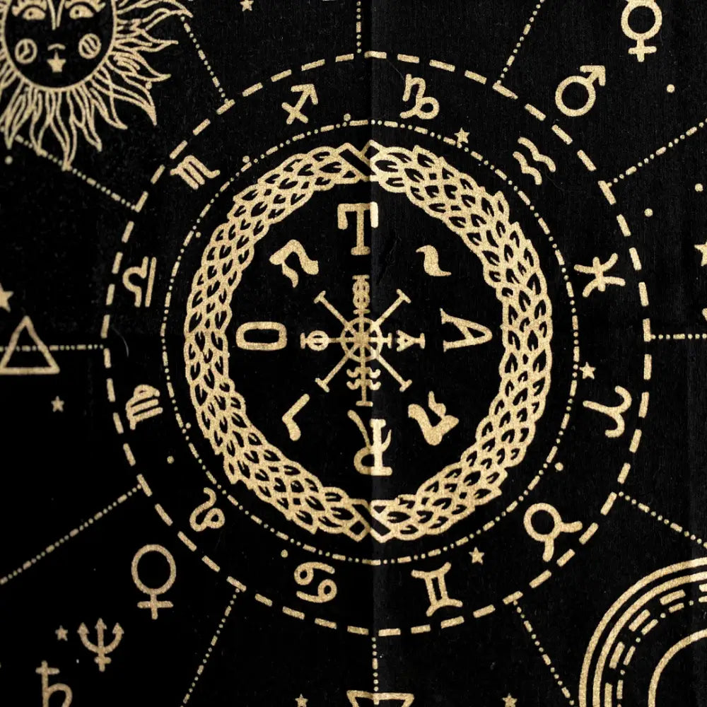 Astrology Tarot Altar Cloth Tapestry Tapestry