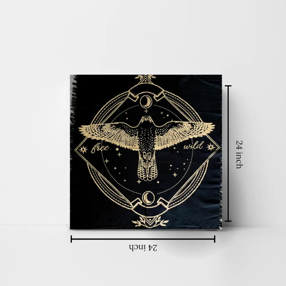 Astrology Tarot Altar Cloth Tapestry Falcon Central Figure Tapestry