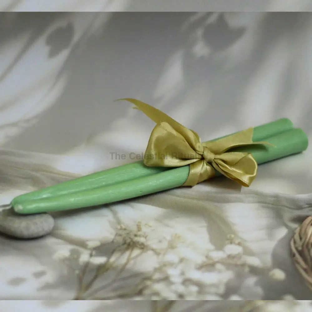 Chakra Alchemy Taper Candles (Set of 2) | Vibrant Colors for Energy Healing Candles