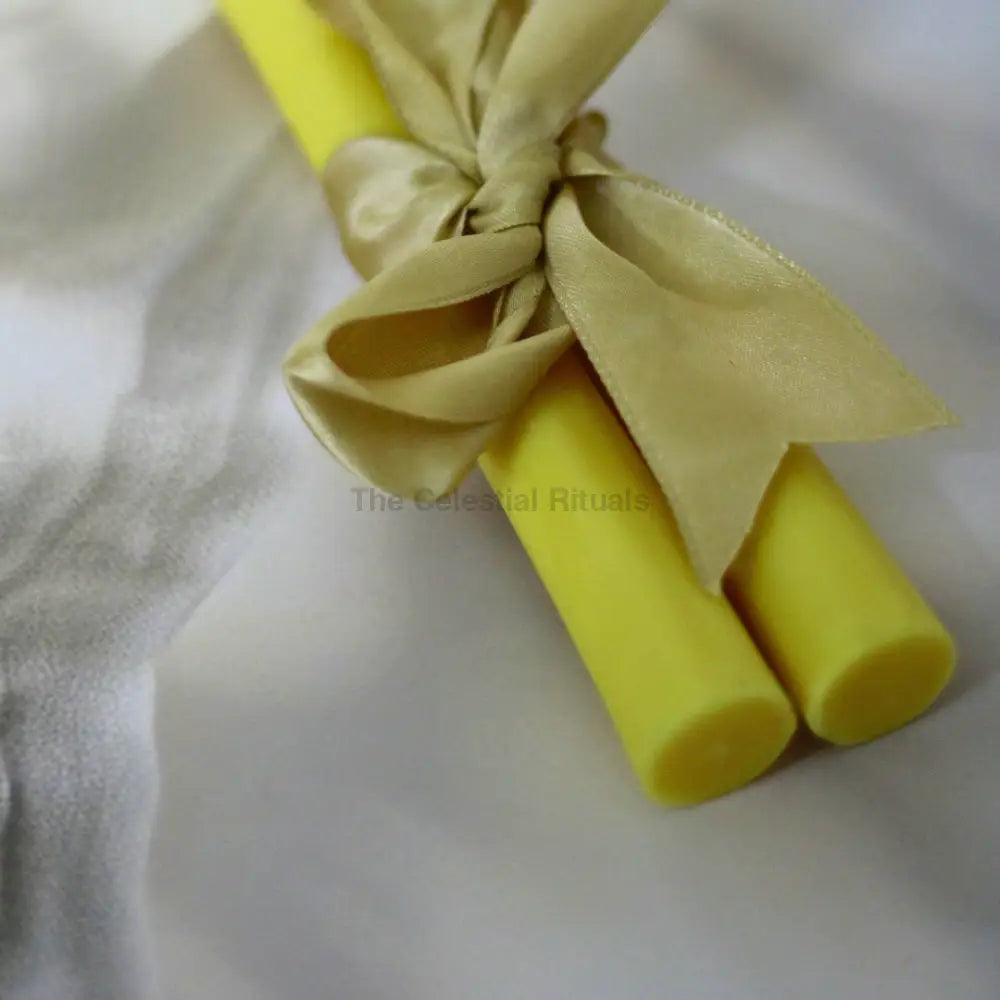 Chakra Alchemy Taper Candles (Set of 2) | Vibrant Colors for Energy Healing Candles