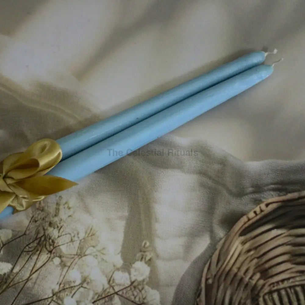 Chakra Alchemy Taper Candles (Set of 2) | Vibrant Colors for Energy Healing Candles