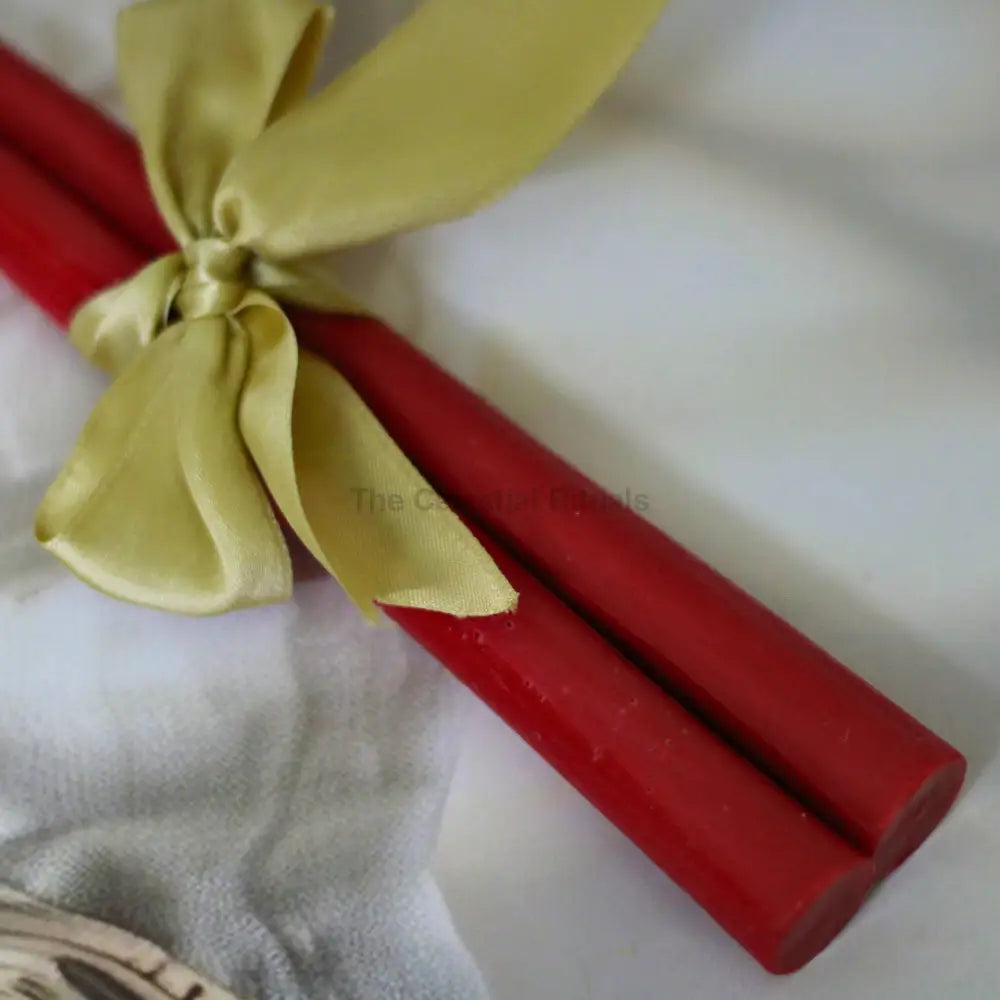 Chakra Alchemy Taper Candles (Set of 2) | Vibrant Colors for Energy Healing Candles