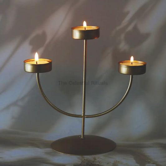 Circle of Life Candle Holder - Past Present and Future | Perfect for Spiritual Practices Candle Holders