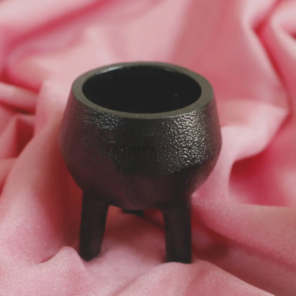 Divine Energy Cast Iron Cauldron For Rituals with Gift Box Small Cauldron