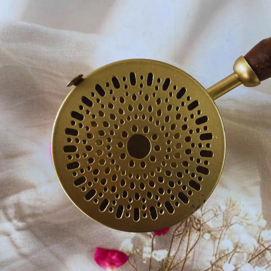 Metal Fumer for Cleansing – Ideal for Smudging & Purification Rituals | Altarware with Gift Box Incense Holder
