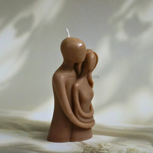 Graceful Couple Candle – Unity & Love Candle Mocha Mousse Candles