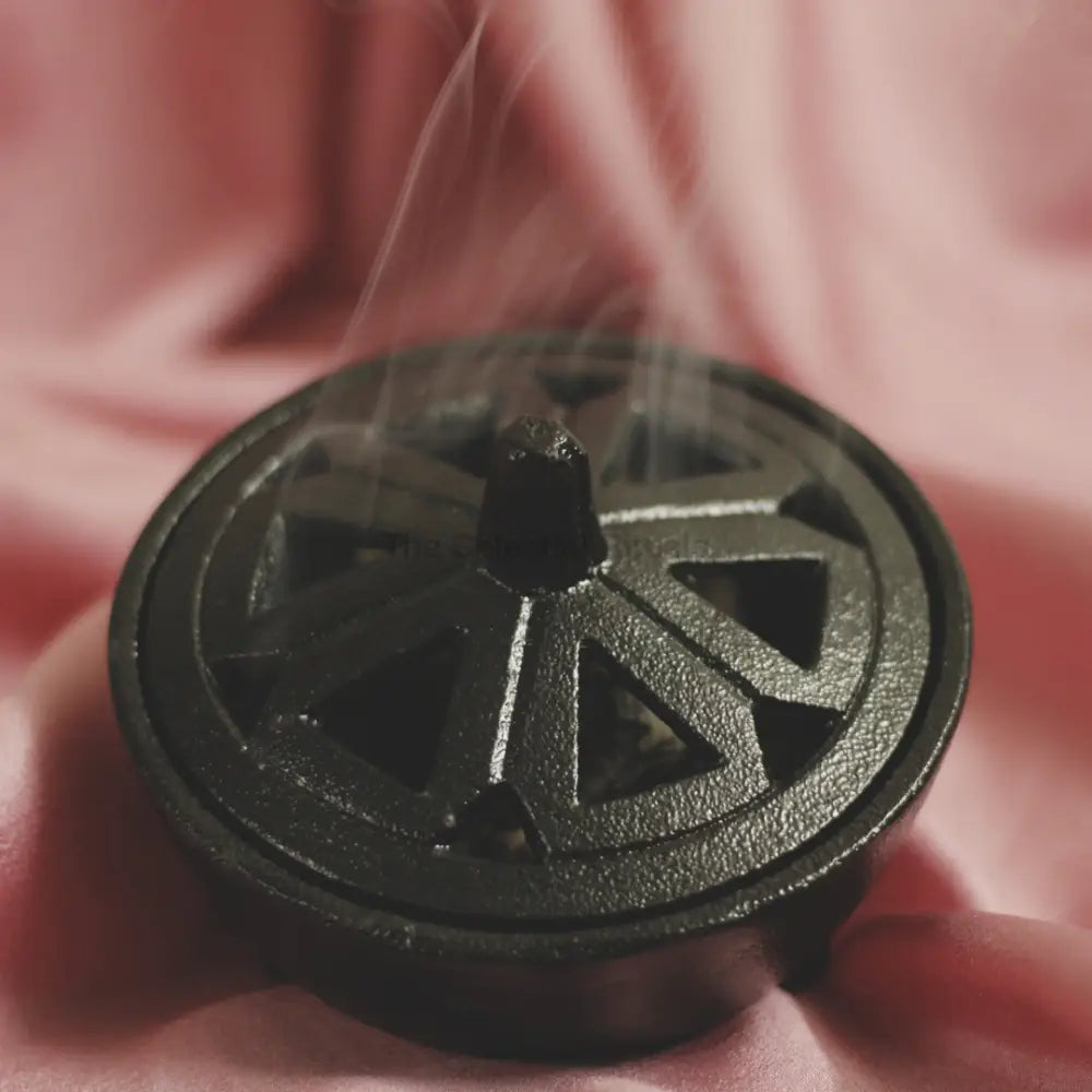Large Cast Iron Fumer for Cleansing – Ideal for Smudging & Purification Rituals | Altarware Incense Holder