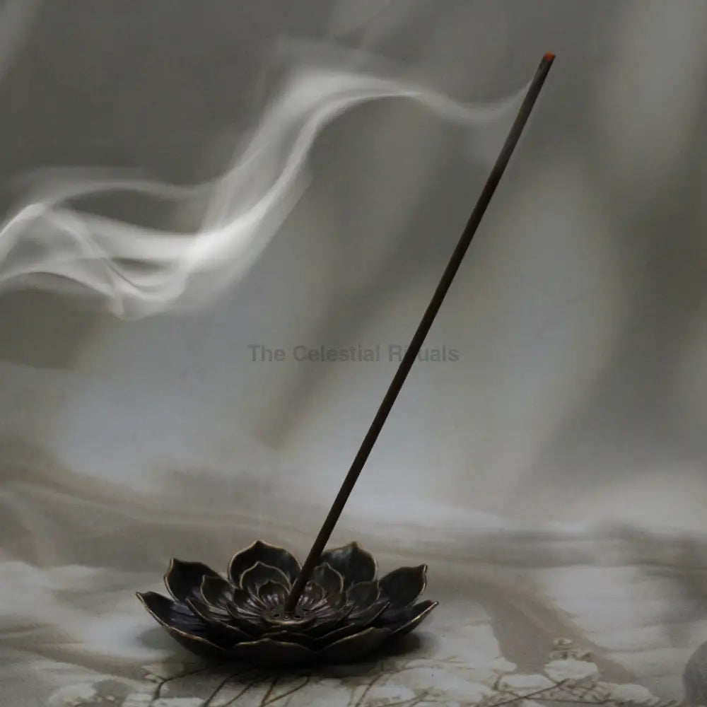Magik Metal Incense Holder – Mystical Design with Removable Base Incense Holder