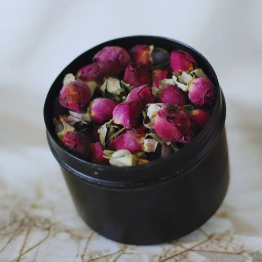 Organic Dried Pink Rose Buds for Rituals - 50 grams