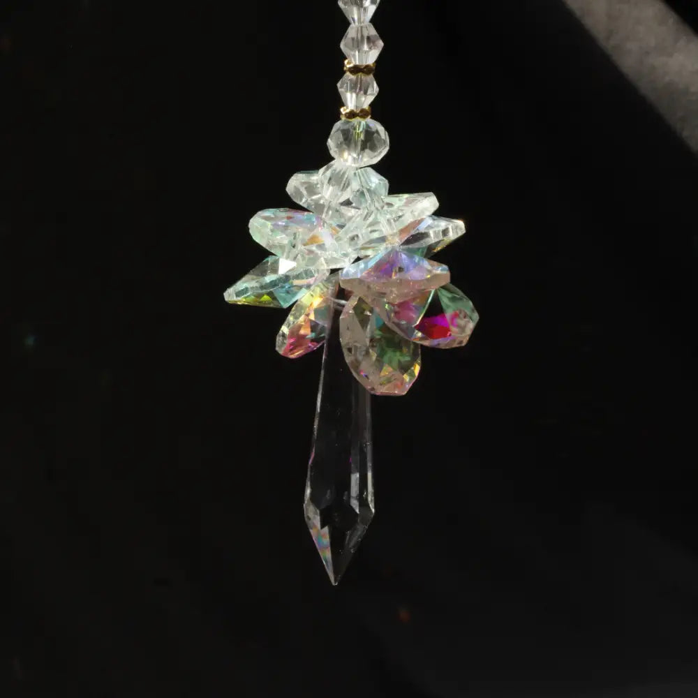 Rainbow Guardian Suncatcher Crystal Glass Altarware | Light & Energy Suncatcher