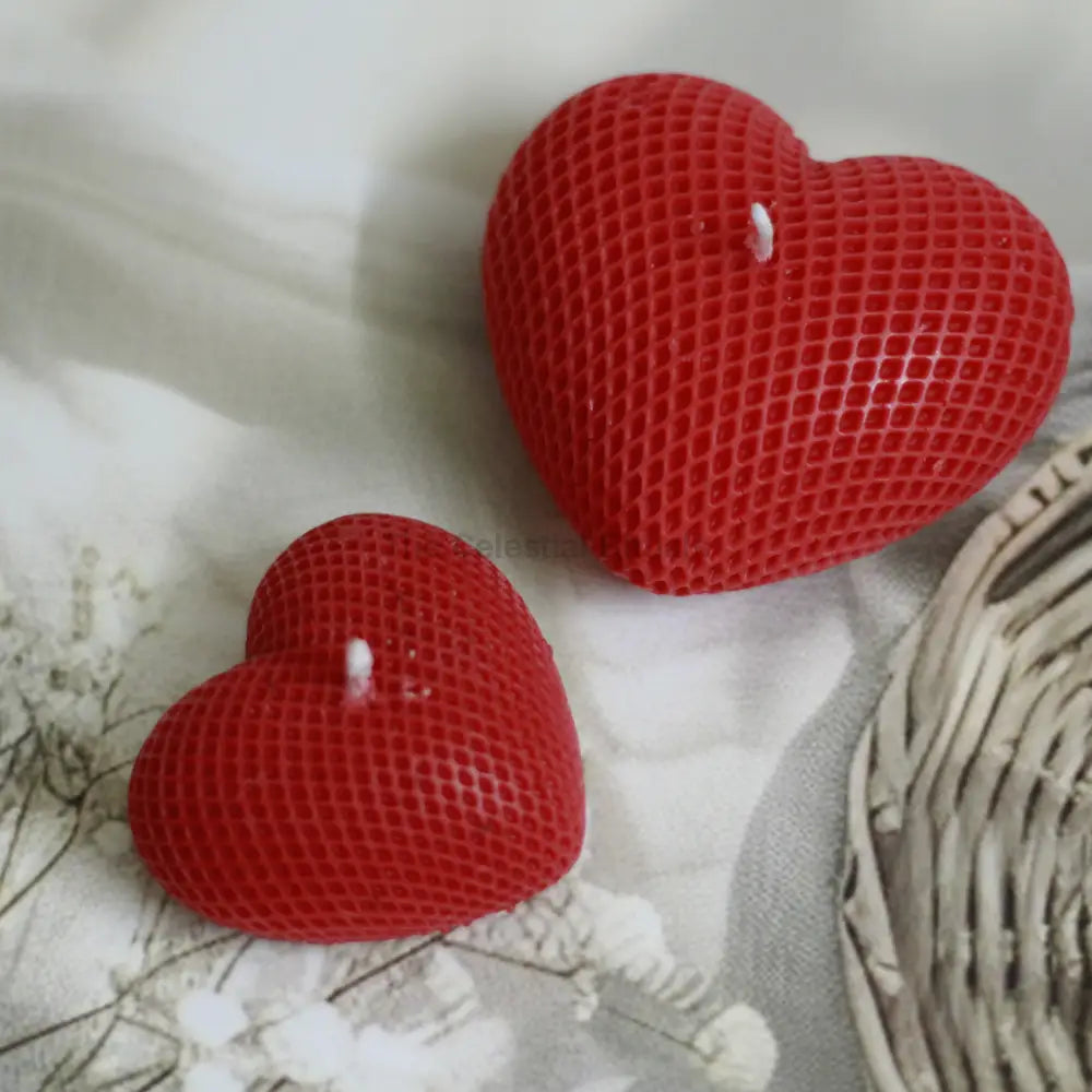 Hearts Ribbed Candle | Spiritual Self-Love & Healing Rituals Candles