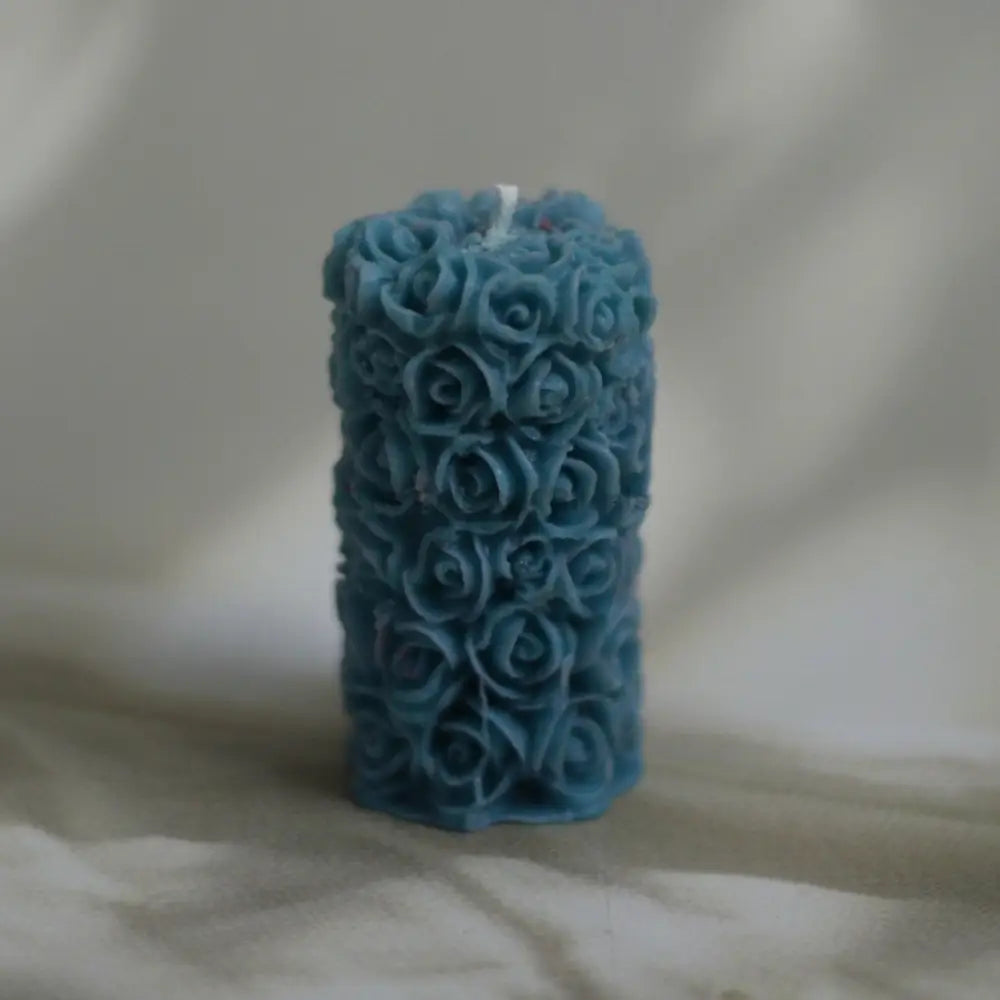 Rose Pillar Candle in a gift box – Wiccan Soy Wax Candle for Love Rituals & Manifestation Candles