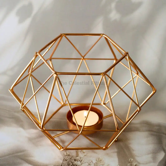 Signature Pentagram Ritual Candle Stand | For Offerings and Ceremonies Candle Holders