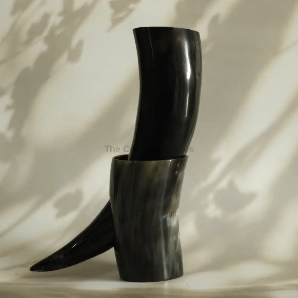 Viking Drinking Horns Tankards With Stand Authentic Horn Mugs Chalice